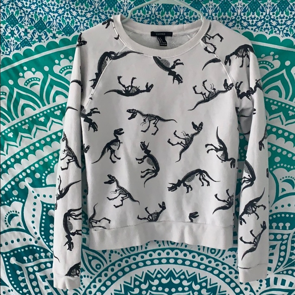 Forever 21 dinosaur sweater